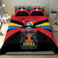 Antigua and Barbuda Independence Day Bedding Set Baabyuuda 1 November 1981 - Wonder Print Shop