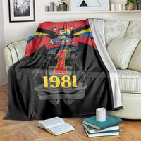 Antigua and Barbuda Independence Day Blanket Baabyuuda 1 November 1981 - Wonder Print Shop