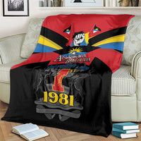 Antigua and Barbuda Independence Day Blanket Baabyuuda 1 November 1981 - Wonder Print Shop