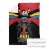 Antigua and Barbuda Independence Day Blanket Baabyuuda 1 November 1981 - Wonder Print Shop