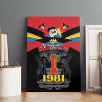 Antigua and Barbuda Independence Day Canvas Wall Art Baabyuuda 1 November 1981 - Wonder Print Shop