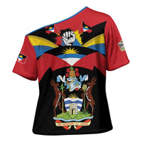 Antigua and Barbuda Independence Day Cross Shoulder Shirt Baabyuuda 1 November 1981 - Wonder Print Shop