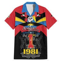 Antigua and Barbuda Independence Day Family Matching Mermaid Dress and Hawaiian Shirt Baabyuuda 1 November 1981 - Wonder Print Shop