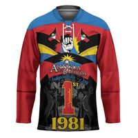 Antigua and Barbuda Independence Day Hockey Jersey Baabyuuda 1 November 1981 - Wonder Print Shop