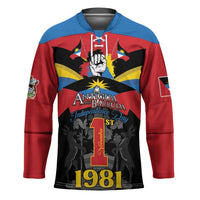 Antigua and Barbuda Independence Day Hockey Jersey Baabyuuda 1 November 1981 - Wonder Print Shop