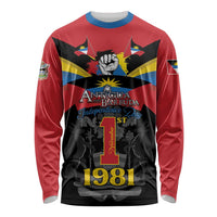Antigua and Barbuda Independence Day Long Sleeve Shirt Baabyuuda 1 November 1981 - Wonder Print Shop