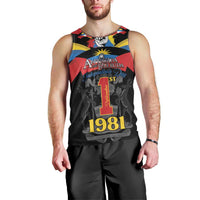 Antigua and Barbuda Independence Day Men Tank Top Baabyuuda 1 November 1981 - Wonder Print Shop