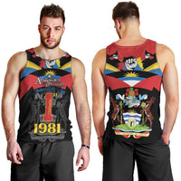 Antigua and Barbuda Independence Day Men Tank Top Baabyuuda 1 November 1981 - Wonder Print Shop
