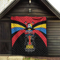 Antigua and Barbuda Independence Day Quilt Baabyuuda 1 November 1981 - Wonder Print Shop