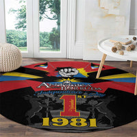 Antigua and Barbuda Independence Day Round Carpet Baabyuuda 1 November 1981 - Wonder Print Shop