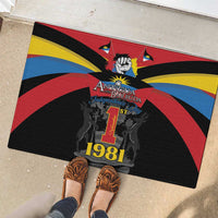 Antigua and Barbuda Independence Day Rubber Doormat Baabyuuda 1 November 1981 - Wonder Print Shop