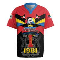 Antigua and Barbuda Independence Day Rugby Jersey Baabyuuda 1 November 1981 - Wonder Print Shop