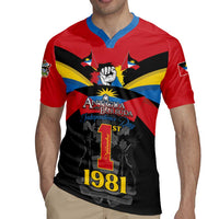 Antigua and Barbuda Independence Day Rugby Jersey Baabyuuda 1 November 1981 - Wonder Print Shop