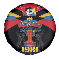 Antigua and Barbuda Independence Day Spare Tire Cover Baabyuuda 1 November 1981 - Wonder Print Shop