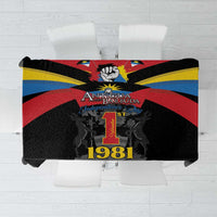 Antigua and Barbuda Independence Day Tablecloth Baabyuuda 1 November 1981 - Wonder Print Shop