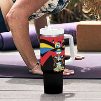 Antigua and Barbuda Independence Day Tumbler With Handle Baabyuuda 1 November 1981 - Wonder Print Shop