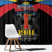 Antigua and Barbuda Independence Day Window Curtain Baabyuuda 1 November 1981 - Wonder Print Shop