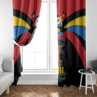 Antigua and Barbuda Independence Day Window Curtain Baabyuuda 1 November 1981 - Wonder Print Shop