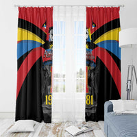 Antigua and Barbuda Independence Day Window Curtain Baabyuuda 1 November 1981 - Wonder Print Shop