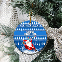 Scotland Christmas Ceramic Ornament Merry Christmas Santa Claus Gift - Wonder Print Shop