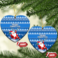 Scotland Christmas Ceramic Ornament Merry Christmas Santa Claus Gift - Wonder Print Shop