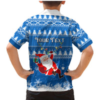 Custom Scotland Christmas Family Matching Mermaid Dress and Hawaiian Shirt Merry Christmas Santa Claus Gift - Wonder Print Shop