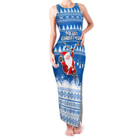 Custom Scotland Christmas Family Matching Tank Maxi Dress and Hawaiian Shirt Merry Christmas Santa Claus Gift - Wonder Print Shop