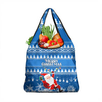 Custom Scotland Christmas Grocery Bag Merry Christmas Santa Claus Gift