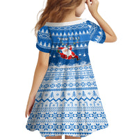 Custom Scotland Christmas Kid Short Sleeve Dress Merry Christmas Santa Claus Gift - Wonder Print Shop