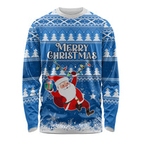 Custom Scotland Christmas Long Sleeve Shirt Merry Christmas Santa Claus Gift - Wonder Print Shop