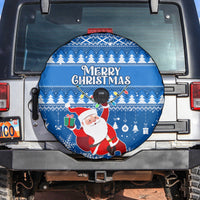 Custom Scotland Christmas Spare Tire Cover Merry Christmas Santa Claus Gift - Wonder Print Shop