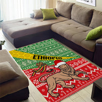 Ethiopia Christmas Area Rug Melkam Gena African Pattern - Wonder Print Shop