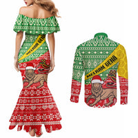 ethiopia-christmas-couples-matching-mermaid-dress-and-long-sleeve-button-shirt-melkam-gena-african-pattern