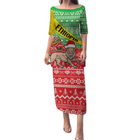 Ethiopia Christmas Family Matching Puletasi Dress and Hawaiian Shirt Melkam Gena African Pattern - Wonder Print Shop