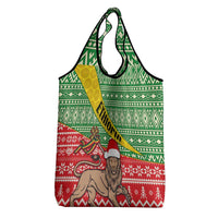 Ethiopia Christmas Grocery Bag Melkam Gena African Pattern