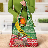 Ethiopia Christmas Grocery Bag Melkam Gena African Pattern