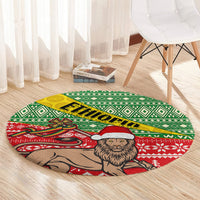 ethiopia-christmas-round-carpet-melkam-gena-african-pattern