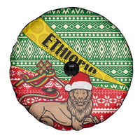 Ethiopia Christmas Spare Tire Cover Melkam Gena African Pattern - Wonder Print Shop