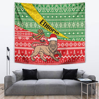 Ethiopia Christmas Tapestry Melkam Gena African Pattern - Wonder Print Shop