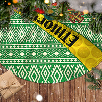 Ethiopia Christmas Tree Skirt Melkam Gena African Pattern - Wonder Print Shop
