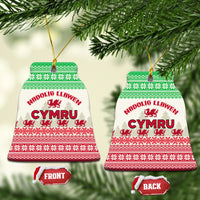 Wales Christmas Ceramic Ornament Nadolig Llawen Welsh Dragon - Wonder Print Shop