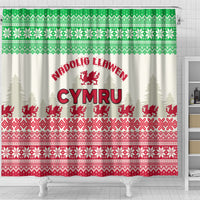 custom-wales-christmas-shower-curtain-nadolig-llawen-welsh-dragon