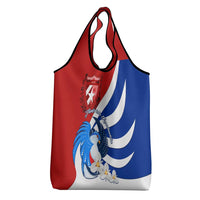 Cuba Liberation Day Grocery Bag Patria o Muerte Venceremos Tocororo With White Mariposa