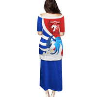 Cuba Liberation Day Puletasi Patria o Muerte Venceremos Tocororo With White Mariposa - Wonder Print Shop