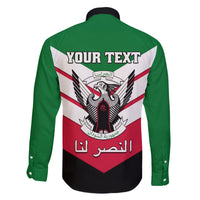 Sudan Independence Day Family Matching Long Sleeve Bodycon Dress and Hawaiian Shirt Sudanese Secretary Bird - Wonder Print Shop