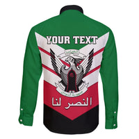 Sudan Independence Day Family Matching Short Sleeve Bodycon Dress and Hawaiian Shirt Sudanese Secretary Bird - Wonder Print Shop