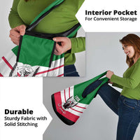 Sudan Independence Day Grocery Bag Sudanese Secretary Bird