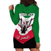 Sudan Independence Day Hoodie Dress Sudanese Secretary Bird - Wonder Print Shop