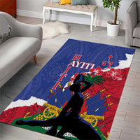 Haiti Le Marron Inconnu Area Rug Dashiki Mix Polynesian Pattern - Wonder Print Shop