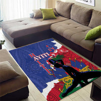 Haiti Le Marron Inconnu Area Rug Dashiki Mix Polynesian Pattern - Wonder Print Shop